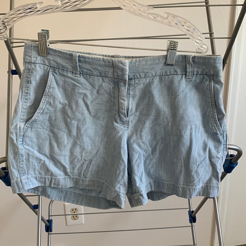 J Crew size 6 chambray short